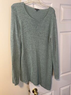 Light Sage Scoop Neck Knit Sweater by Street One